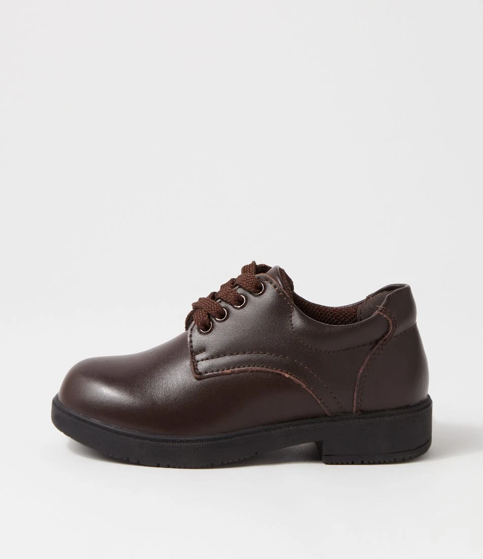 Lynx Arrow Iii Brown Leather Lace Up Flats 3 Lynx Arrow Iii Brown Leather Lace Up Flats