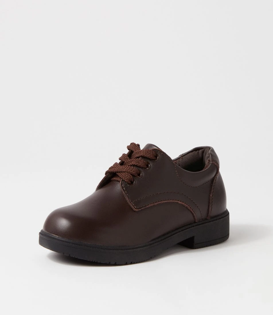 Lynx Arrow Iii Brown Leather Lace Up Flats 4 Lynx Arrow Iii Brown Leather Lace Up Flats - Image 2