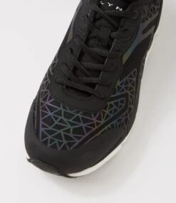 Lynx Illume Jnr Lace Black White Sneakers -Lynx Shoes Shop LX10082BCZSM 5