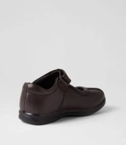 Lynx Suki Brown Leather Flat Shoes