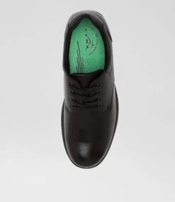 Lynx Darcy Snr E Black Leather -Lynx Shoes Shop LX10140BLALE 6