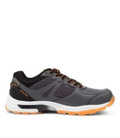 Lynx Power Jnr Grey-orange -Lynx Shoes Shop LX10147GTHYJ 5