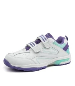 Lynx Echo Inf Vel Wht-prp-cyn -Lynx Shoes Shop LX10154WZYYJ 2