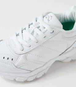 Lynx Erupt Jnr Slim Lace White Leather Sneakers 11 Lynx Erupt Jnr Slim Lace White Leather Sneakers -Lynx Shoes Shop LX10158WHILE 6