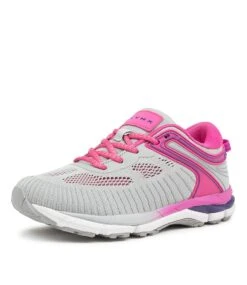 Lynx Finish Jnr Grey Pink Purp -Lynx Shoes Shop LX10191G3GAA 2