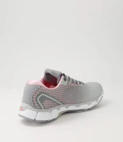 Lynx Icon Snr G Lace Grey Pink Mesh Sneakers -Lynx Shoes Shop LX10225GIFAA 4