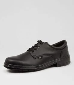 Larrikin Snr Blk Leather 8 Larrikin Snr Blk Leather -Lynx Shoes Shop RC10058BLALE 3