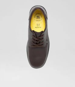 Larrikin Snr Brwn Leathr -Lynx Shoes Shop RC10058BROLE 6