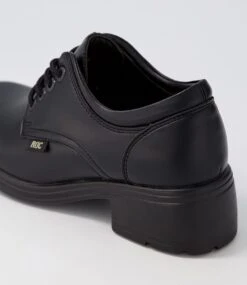 Dakota V Snr Black Vegan Heels -Lynx Shoes Shop RC10063BLAH2 6