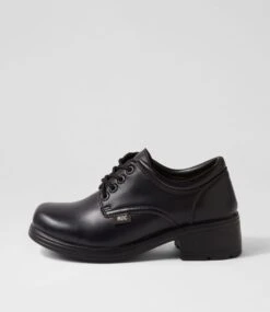 Dakota V Snr Black Lace Up Shoes