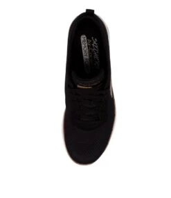 Skechers 13070 Flex Appeal 3 First Black Gold Smooth -Lynx Shoes Shop SK10463BALSM 6