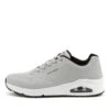 Skechers Uno Light Grey Black Sneakers -Lynx Shoes Shop SK10712GCTSM 4