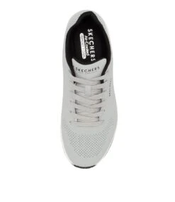 Skechers Uno Light Grey Black Sneakers -Lynx Shoes Shop SK10712GCTSM 6