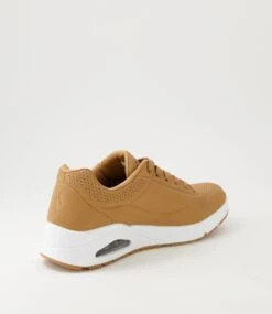 Skechers Uno Tan Sneakers -Lynx Shoes Shop SK10712TANSM 4