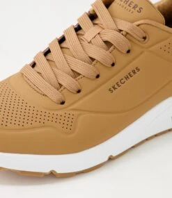 Skechers Uno Tan Sneakers -Lynx Shoes Shop SK10712TANSM 6
