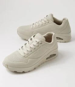 Skechers Uno Stand On Air Off White Sneakers -Lynx Shoes Shop SK10712W25SM 6