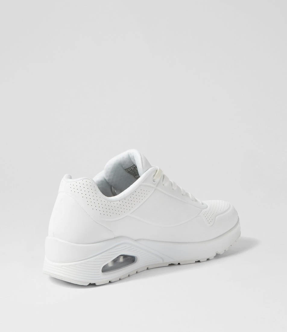 Skechers Uno Stand On Air White Sneakers 5 Skechers Uno Stand On Air White Sneakers - Image 3
