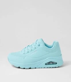 Skechers Uno Light Blue Sneakers
