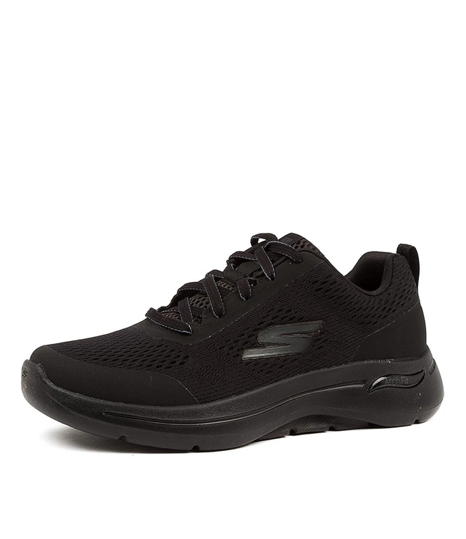 Skechers Go Walk Arch Fit Black Black Sneakers 4 Skechers Go Walk Arch Fit Black Black Sneakers - Image 2
