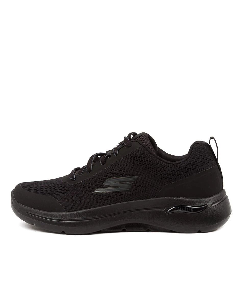 Skechers Go Walk Arch Fit Black Black Sneakers 3 Skechers Go Walk Arch Fit Black Black Sneakers