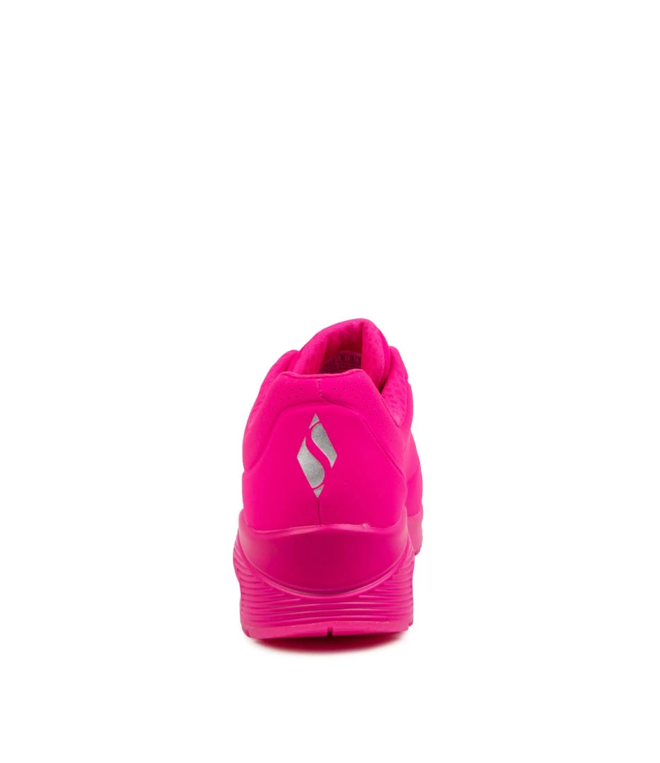 Skechers Uno-night Shades Hot Pink 5 Skechers Uno-night Shades Hot Pink - Image 3
