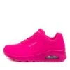 Skechers Uno-night Shades Hot Pink -Lynx Shoes Shop SK10880PBUSM 4