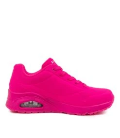 Skechers Uno-night Shades Hot Pink 10 Skechers Uno-night Shades Hot Pink -Lynx Shoes Shop SK10880PBUSM 5