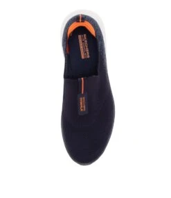 Skechers Go Walk 6 (sock Fit) Navy Orange Sneakers -Lynx Shoes Shop SK11027DQAAA 6