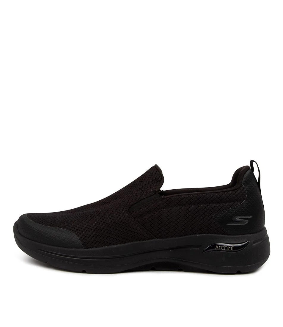 Skechers Go Walk Arch Fit-t Black 3 Skechers Go Walk Arch Fit-t Black