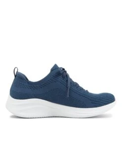 Skechers Ultra Flex 3.0 Navy Knit Lace Up Sneakers -Lynx Shoes Shop SK11209DBYSS 5