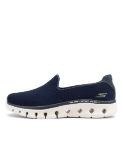 Skechers Go Walk Glide Navy Mesh Sneakers