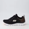Skechers Flex Appeal 4.0 Black Leopard Sneakers 2 Skechers Flex Appeal 4.0 Black Leopard Sneakers -Lynx Shoes Shop SK11292BBAWI 2