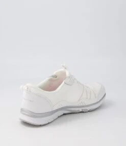 Skechers Gratis Sport White Silver Sneakers -Lynx Shoes Shop SK11297W95WI 4