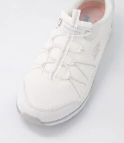 Skechers Gratis Sport White Silver Sneakers -Lynx Shoes Shop SK11297W95WI 5