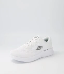 Skechers Skech White Textile Sneakers -Lynx Shoes Shop SK11299W66WI 3