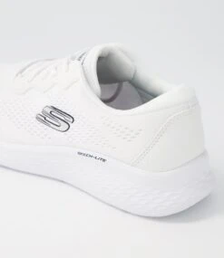 Skechers Skech White Textile Sneakers -Lynx Shoes Shop SK11299W66WI 6