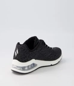 Skechers Uno 2 Black Sneakers -Lynx Shoes Shop SK11304BLASM 4