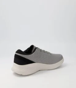 Skechers Skech Grey Black Mesh Sneakers -Lynx Shoes Shop SK11310G51AA 4