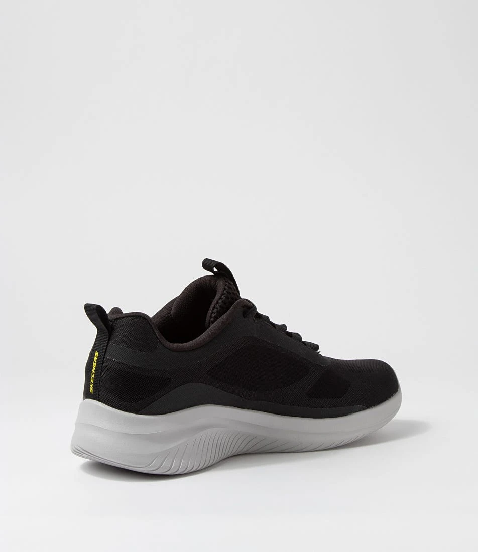 Skechers Ultra Flex 3.0 Black Lime Mesh Sneakers 5 Skechers Ultra Flex 3.0 Black Lime Mesh Sneakers - Image 3
