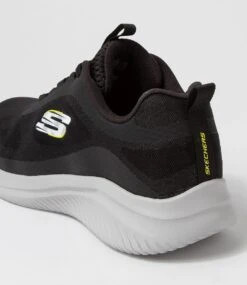 Skechers Ultra Flex 3.0 Black Lime Mesh Sneakers 11 Skechers Ultra Flex 3.0 Black Lime Mesh Sneakers -Lynx Shoes Shop SK11316B7JAA 6