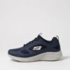 Skechers Ultra Flex 3.0 Navy Orange Mesh Sneakers