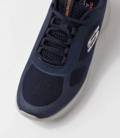 Skechers Ultra Flex 3.0 Navy Orange Mesh Sneakers -Lynx Shoes Shop SK11316DQAAA 5