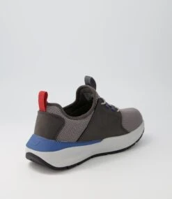 Skechers Neville Grey Mesh Sneakers -Lynx Shoes Shop SK11321GRYAA 4