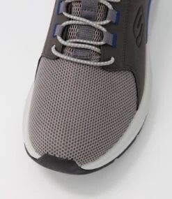 Skechers Neville Grey Mesh Sneakers -Lynx Shoes Shop SK11321GRYAA 5