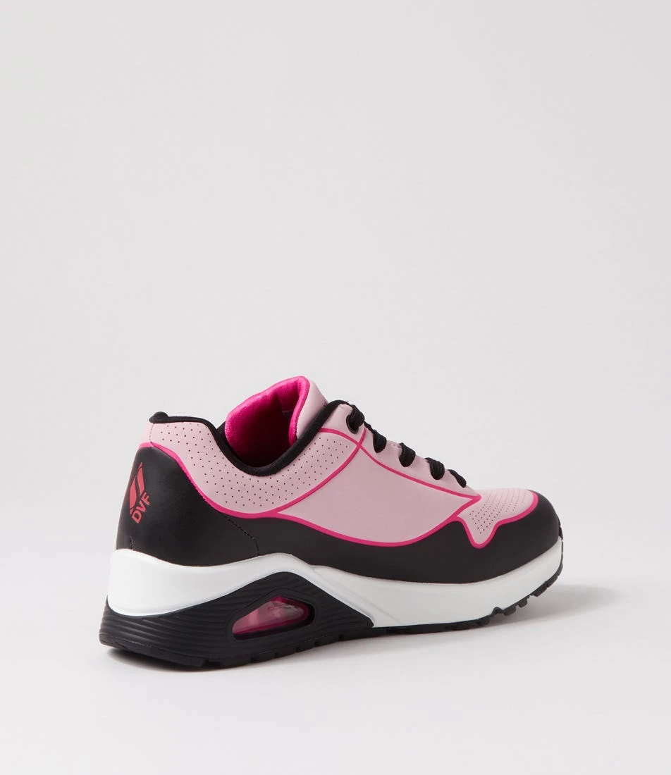 Skechers Uno Black Pink Sneakers 5 Skechers Uno Black Pink Sneakers - Image 3