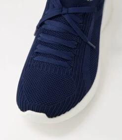 Skechers Ultra Flex 3 Navy Fabric Sneakers -Lynx Shoes Shop SK11330DBYWI 5