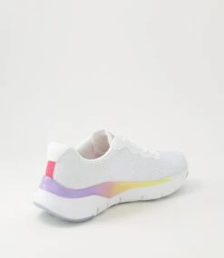 Skechers Arch Fit White Multi Sneakers -Lynx Shoes Shop SK11347W85WI 4