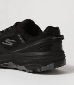 Skechers Go Run Trail A Black Charcoal Mesh Lace Up Flats -Lynx Shoes Shop SK11349B98AA 6