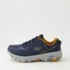 Skechers Go Run Trail A Navy Multi Mesh Lace Up Flats -Lynx Shoes Shop SK11349DCKAA 2
