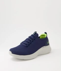 Skechers Skech Navy Lime Knit Sneakers 8 Skechers Skech Navy Lime Knit Sneakers -Lynx Shoes Shop SK11351DPESS 3